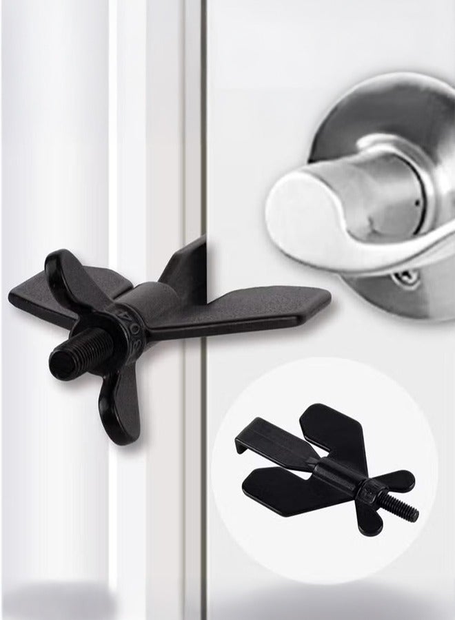 XiuWoo 1 Pack Portable Door Lock, Home Security Door Locker Travel Lockdown Locks for Additional Safety and Privacy Security Devices for Traveling Hotel Home Apartment College  - Image 1