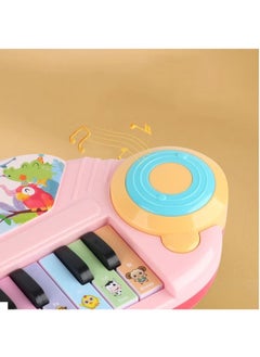 Arabest Toddler Piano Toy Keyboard, 24 Keys Toy Piano for Baby, Multifunctional Baby Piano Girl Toys Kids Piano Keyboard Toy for Toddlers, Birthday Gifts for 1-6 Years Old Boys and Girls Gifts (Pink)  - Image 2