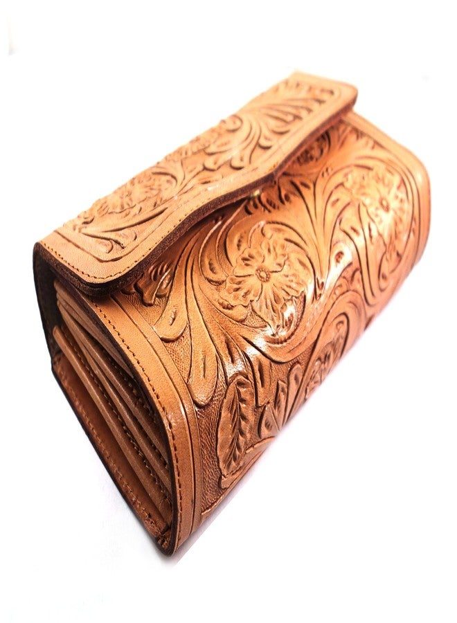 cords craft, Genuine Leather Clutch Bag, Hand Crafted Leather Wallet, Leather Clutch Bag for Women, Leather Wallet for Gift - Image 3