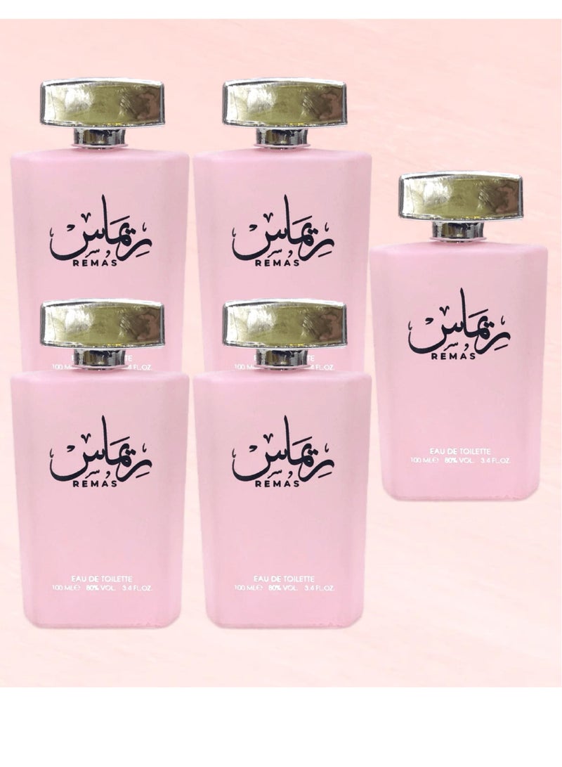 remas 5 Pieces Remas Perfume 100 Ml EDT - Image 1