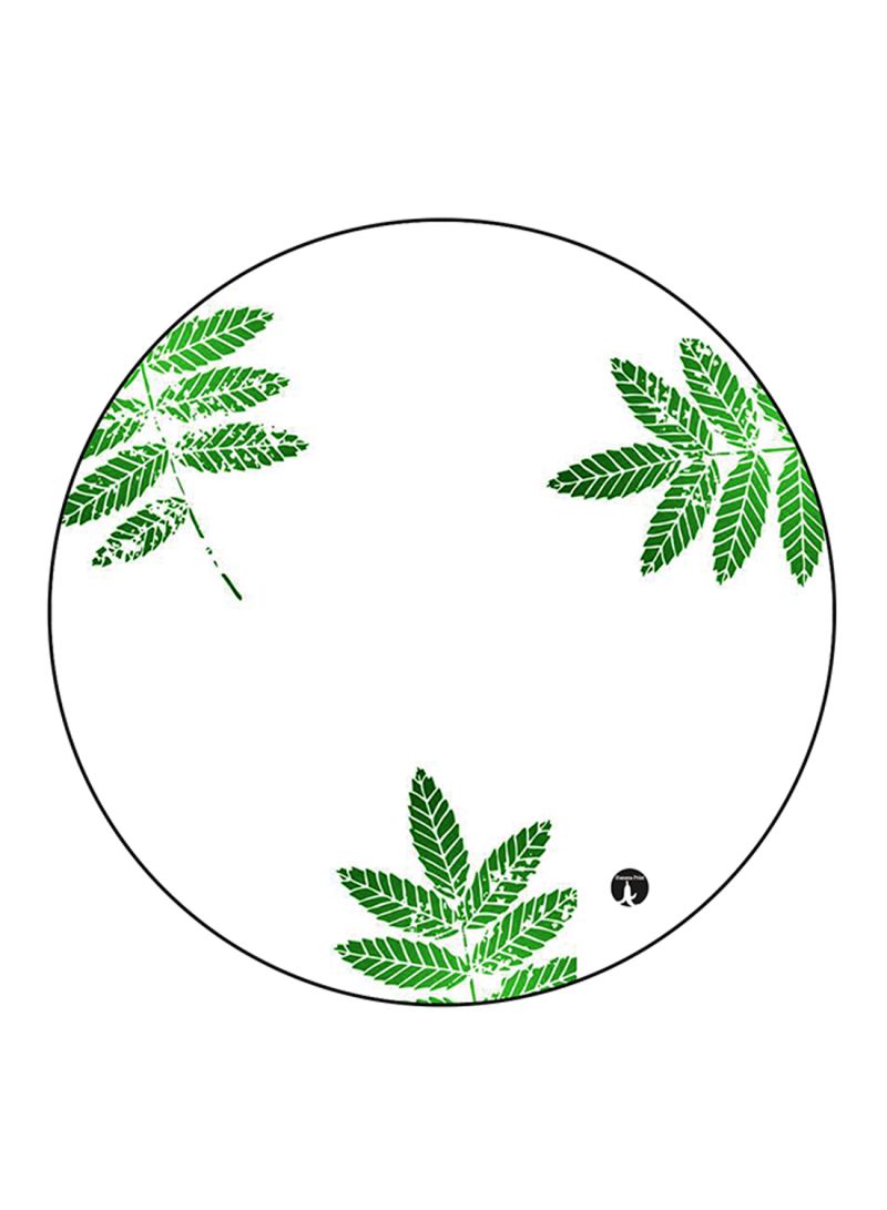 RKN Leafs Printed Fridge Magnet  White/Green - Image 2