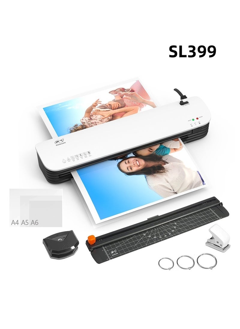 OSMILE - SL399 Hot And Cold Laminating Machine, Laminator Machine A4 A5 A6 for Home School Office Use, 2 Roller System Thermal Laminator with 15 Laminating Pouches - Image 1