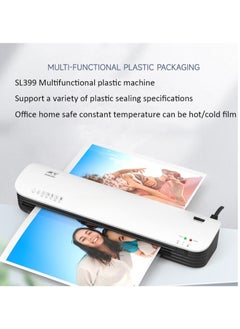 OSMILE SL399 Hot And Cold Laminating Machine, Laminator Machine A4 A5 A6 for Home School Office Use, 2 Roller System Thermal Laminator with 15 Laminating Pouches  - Image 2