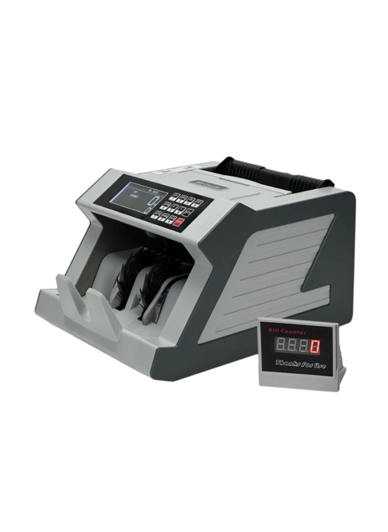 Generic Money Counter Machine with Value Bill Count, Cash Counting Machine for USD/EURO etc with UV/MG/IR/DD Detection, Bill Counter with Large LCD Display  - Image 1
