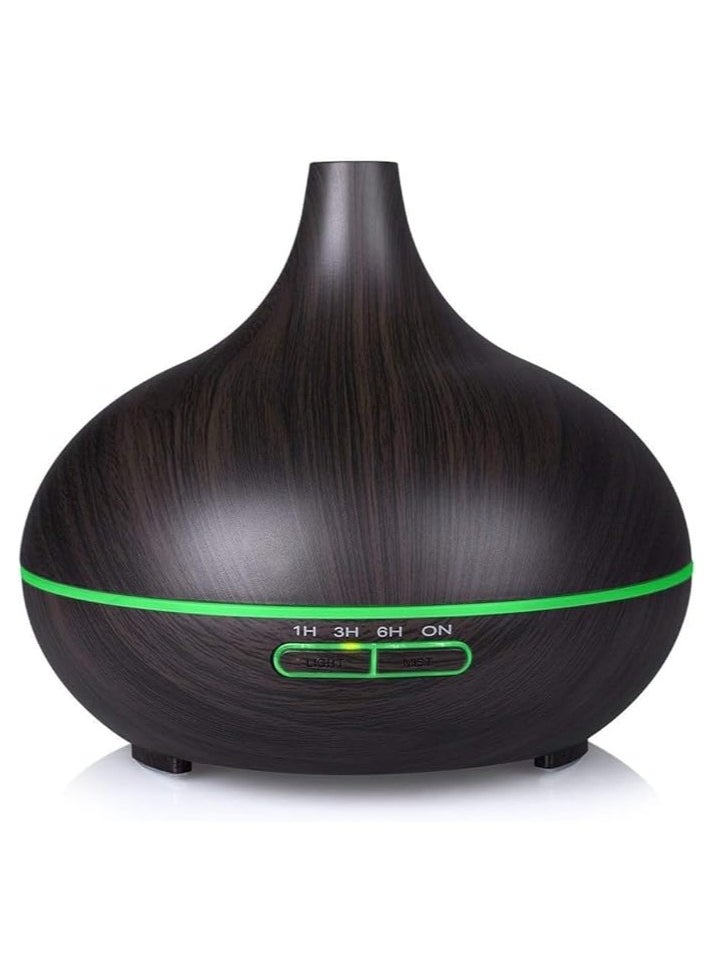Doma Essential Oil Diffuser 550ml, Ultrasonic Aroma Humidifier with 7 Color LED, Remote Control and Auto Shut Off Function when Water Runs Out