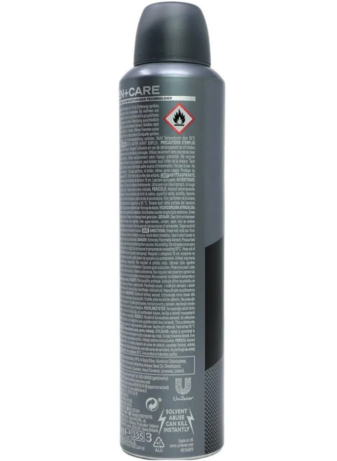 Dove Pack Of 2 Dove Deodorant Spray Men Care Invisible 250 ml  - Image 5