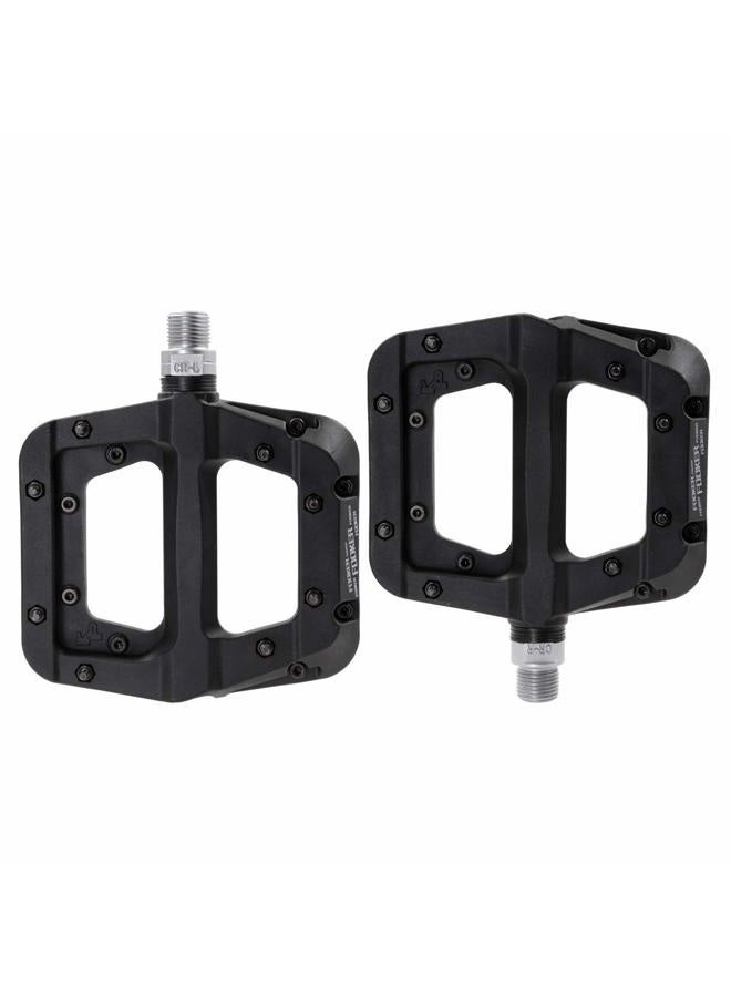 FOOKER MTB Pedals Mountain Bike Pedals 3 Bearing Non-Slip Lightweight Nylon Fiber Bicycle Platform Pedals for BMX MTB 9/16" - Image 2