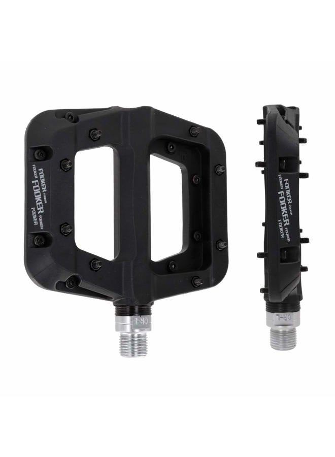 FOOKER MTB Pedals Mountain Bike Pedals 3 Bearing Non-Slip Lightweight Nylon Fiber Bicycle Platform Pedals for BMX MTB 9/16" - Image 4