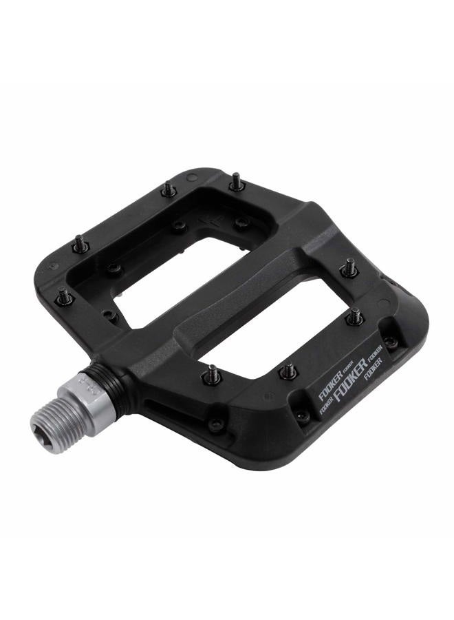 FOOKER MTB Pedals Mountain Bike Pedals 3 Bearing Non-Slip Lightweight Nylon Fiber Bicycle Platform Pedals for BMX MTB 9/16" - Image 1
