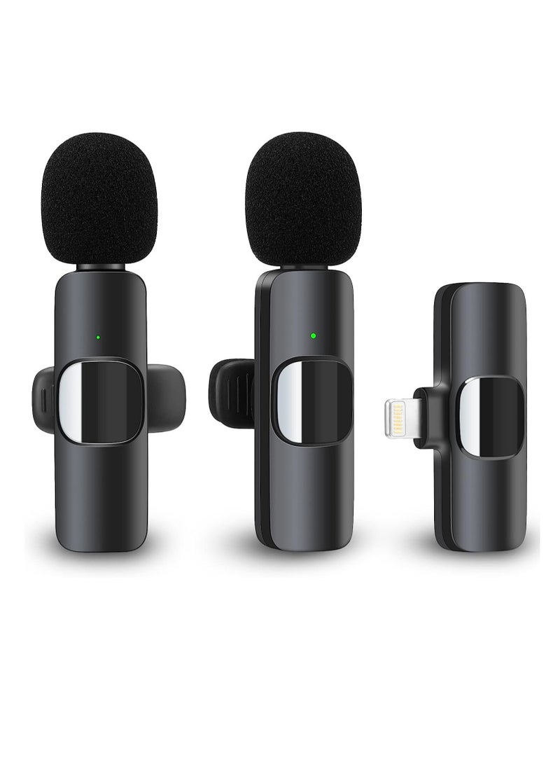 ELTRAZONE Wireless Lavalier Microphone for iPhone iPad, Plug-Play Wireless Mic for Recording, Live Stream, YouTube, TikTok, Facebook - Image 1