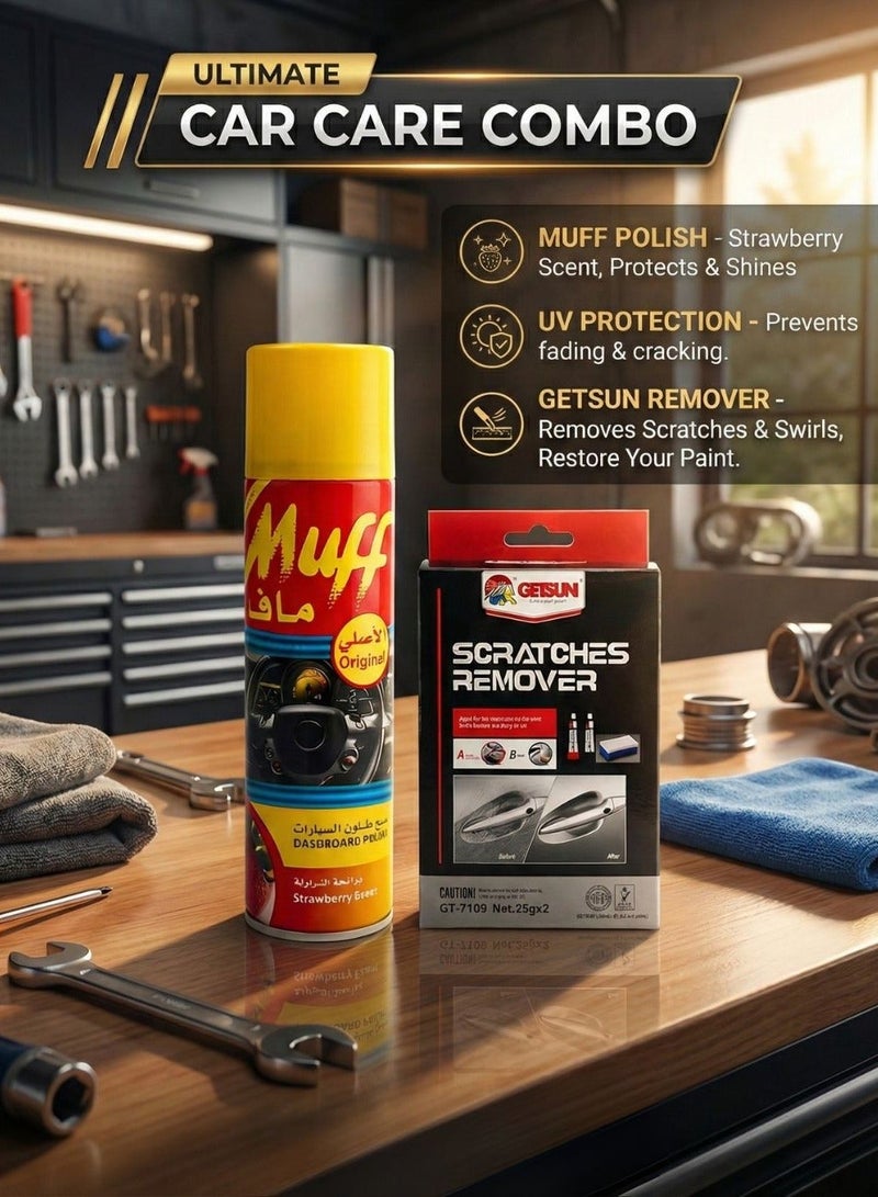ماف "ملمع طبلون السيارة من MUFF مع مزيل الخدوش" - Image 4