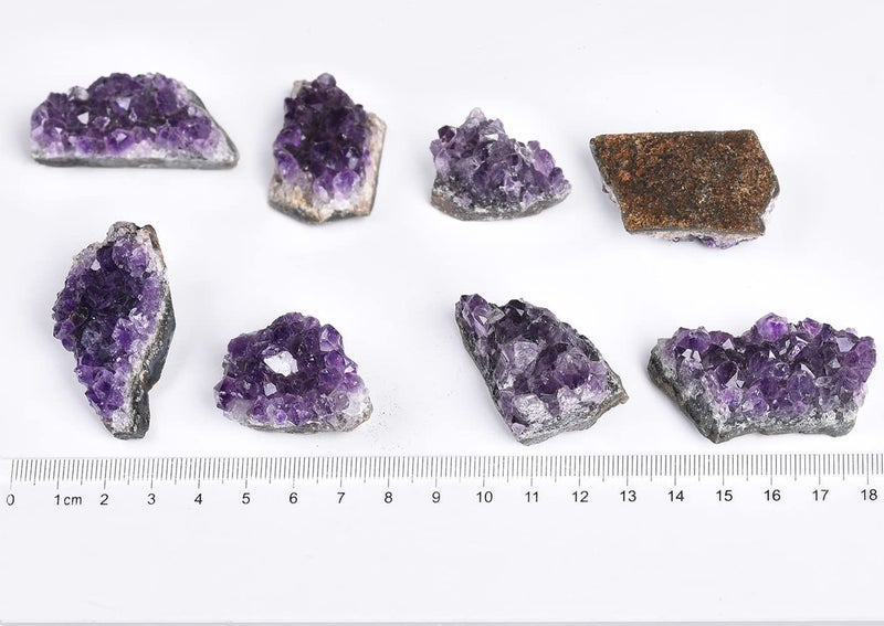 JIC Gem 1.1 LB Amethyst Clusters Natural Raw Amethyst Geode Rock Crystal Healing Stones Witchcraft Gemstone Specimen - Image 3