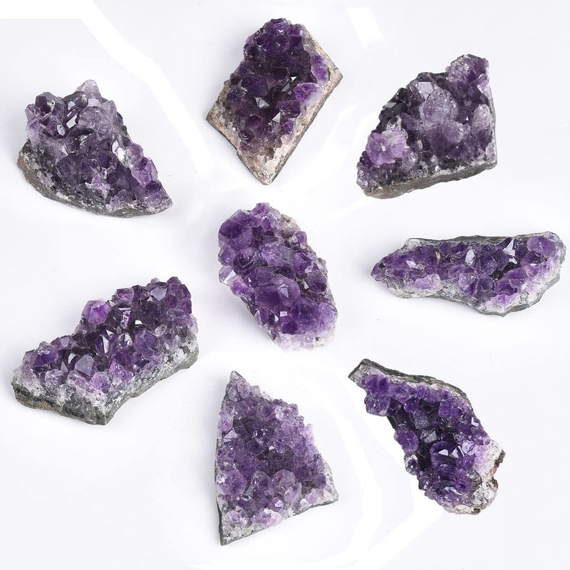 JIC Gem 1.1 LB Amethyst Clusters Natural Raw Amethyst Geode Rock Crystal Healing Stones Witchcraft Gemstone Specimen - Image 4