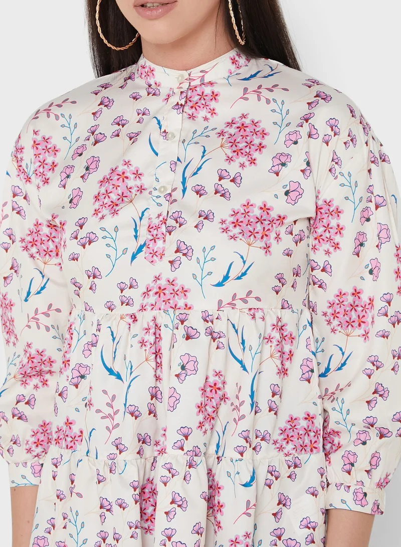 Khizana Printed Tiered Tunic