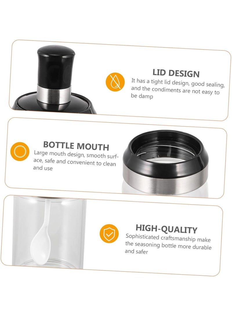 Oasisgalore 1-Piece Glass Oil Bottle with Spoon, Soy Sauce and Condiment Dispenser for Household Use - Image 4