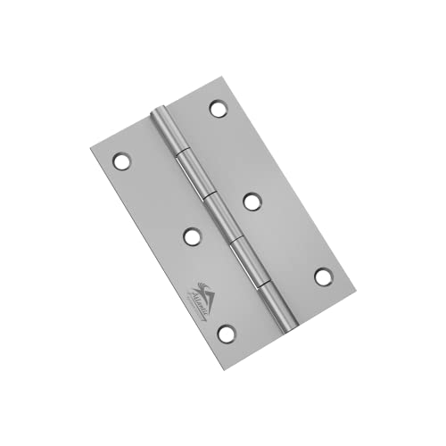 Atlantic Window Door Hinges 3 Inch x 16 Gauge/1.7 MM Thickness Home, Office, Hotel for Main Window Door, Bedroom, Kitchen, Bathroom, Premium Stainless Steel Welded Head (Matt Finish, Pack of 48 Pcs) - Image 2