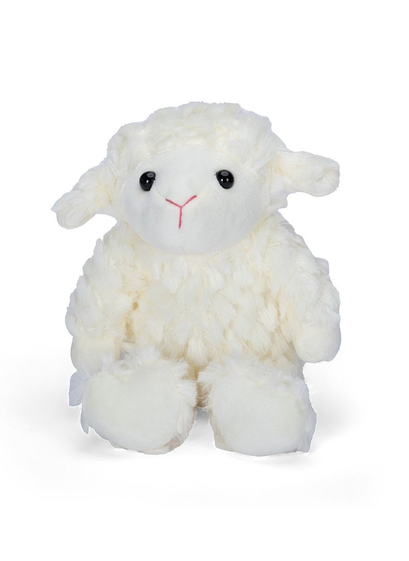Junior Kingdom Plush Toy Sheep Soft (20cm) Pillow Soft Stuffed Animal Plush Toy for Kids Cuddle Sleeping Plushies for Baby Gifts, Birthday Gifts, and Room Decor  - Image 1
