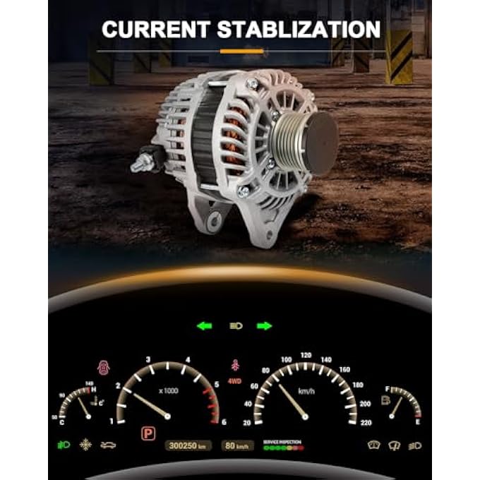ROADFAR Alternator Compatible for for Nissan for Altima 2.5L 2013-2018, Replace 11657 - Image 3