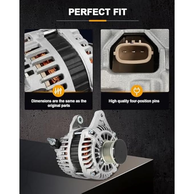 ROADFAR Alternator Compatible for for Nissan for Altima 2.5L 2013-2018, Replace 11657 - Image 5