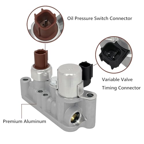 QFISH VVT Solenoid Variable Valve Timing Solenoid Compatible with Honda Acura Odyssey Pilot Accord Crosstour 3.5L V6 Replace 918-056 15810-R70-A03 15810-R70-A04 - Image 5