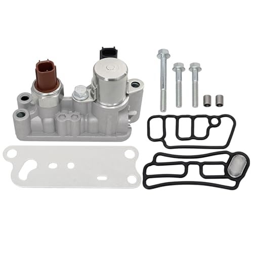 QFISH VVT Solenoid Variable Valve Timing Solenoid Compatible with Honda Acura Odyssey Pilot Accord Crosstour 3.5L V6 Replace 918-056 15810-R70-A03 15810-R70-A04 - Image 1