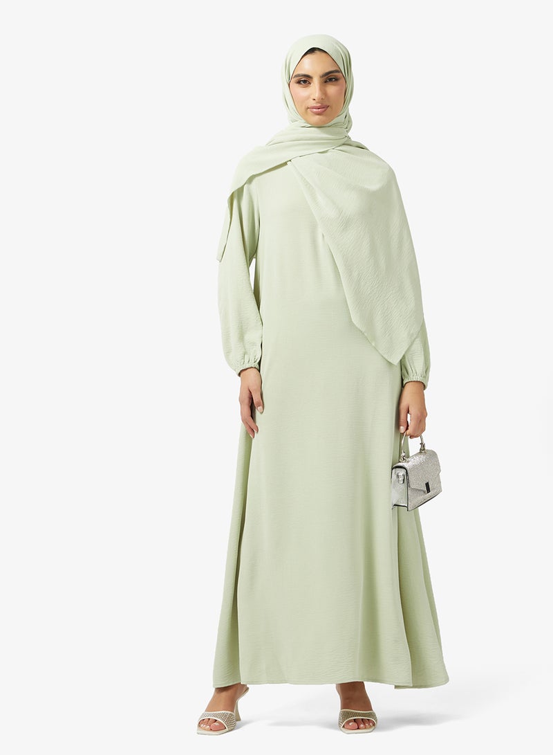 خزانة عباية أساسية مع شيلة - Image 4