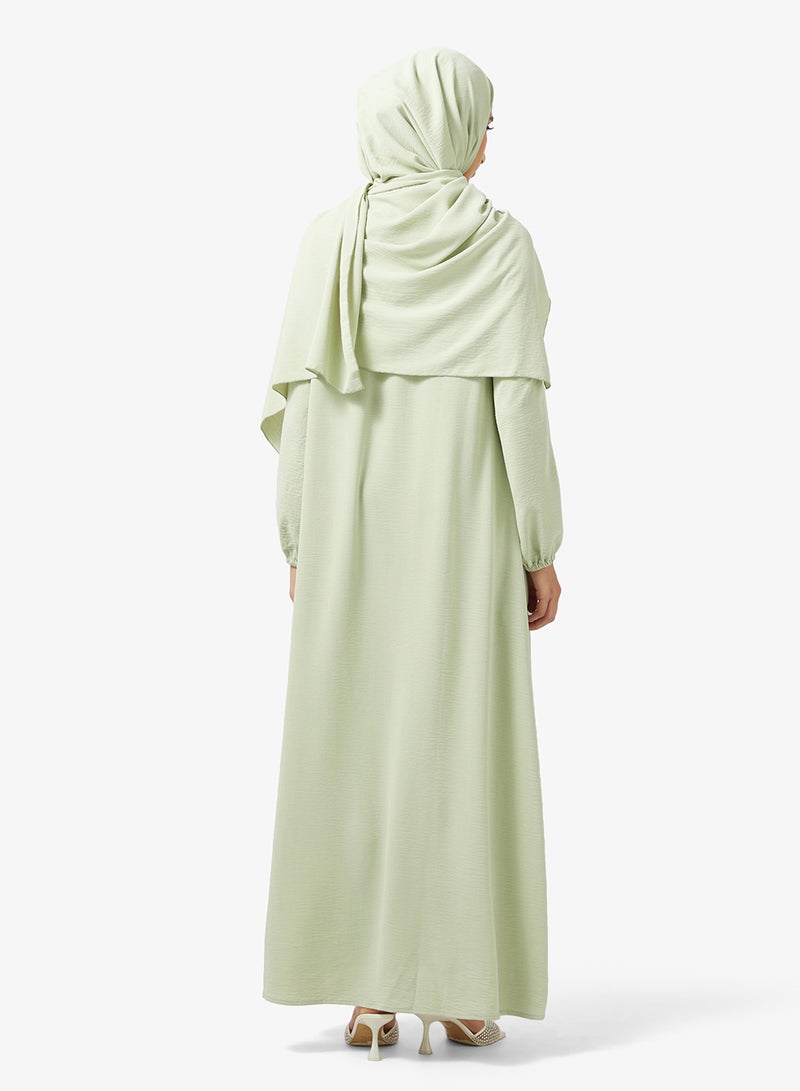 خزانة عباية أساسية مع شيلة - Image 2