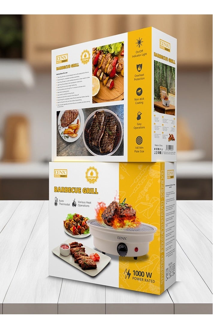 دينكس شواية كهربائية – شواية شواء داخلية بدون دخان بسطح غير لاصق وتسخين عالي الكفاءة وسهلة التنظيف - Image 2