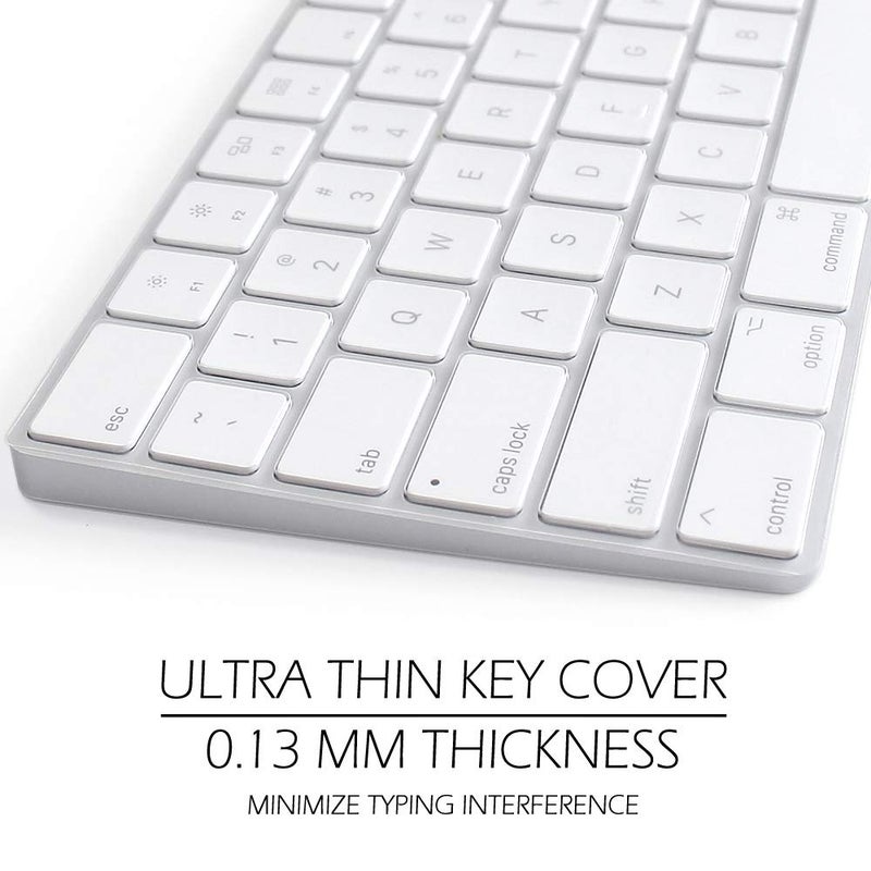 ProElife Keyboard Cover Skin for 2018-2017 Apple Magic Keyboard with Numeric Keypad A1843 US Enter MQ052LL/A Wireless Bluetooth Keyboard Ultra Thin Full Size TPU Protector, 0.13 mm, Transparent Clear - Image 4