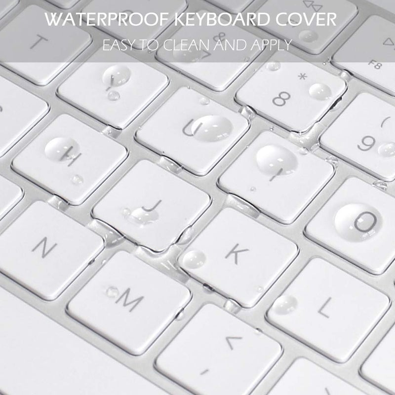 ProElife Keyboard Cover Skin for 2018-2017 Apple Magic Keyboard with Numeric Keypad A1843 US Enter MQ052LL/A Wireless Bluetooth Keyboard Ultra Thin Full Size TPU Protector, 0.13 mm, Transparent Clear - Image 5