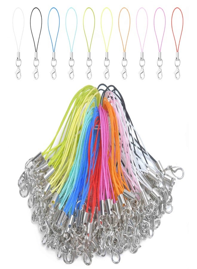 MKCYD Phone Charms Strap with Lobster Clasp Cords Lanyard Straps,Lariat Lanyard Charms Wrist Clasps Cords for Cell Phone USB Keychains DIY Jewelry Accessories - Image 1