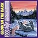 Bits and Pieces 300 Large Piece Glow in The Dark Puzzle for Adults Winters Dawn Snowy Winter Wolf by Artist Jeff Tift 300 pc Jigsaw - Image 4