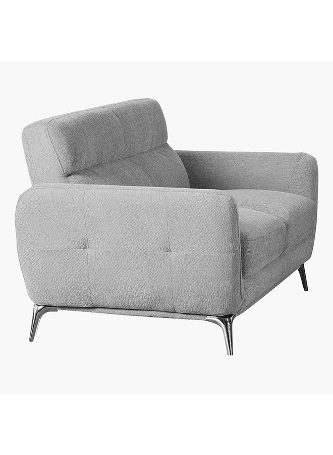 Home Box Grattan 3-Seater Fabric Sofa 88 x 83 x 212 cm - Image 4