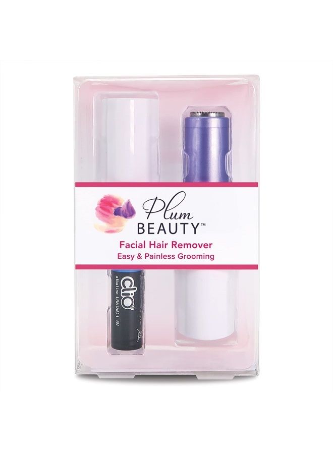 Plum Beauty Facial Hair Remover, No Nicks, Cuts or Irritation - Image 2
