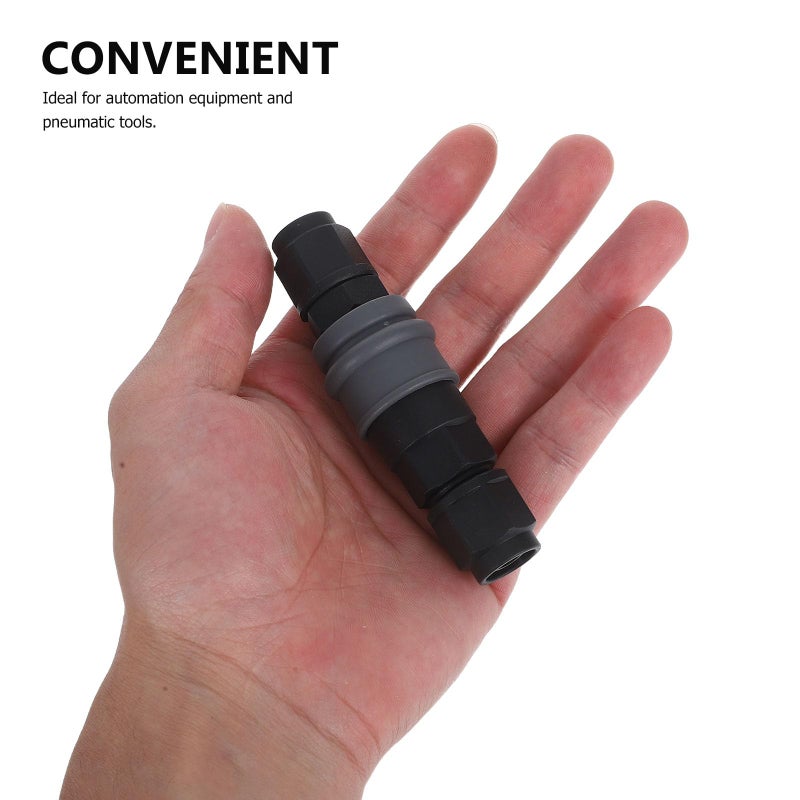 4Pcs Push To Connect Air Hose Fittings Self Locking Couplers For Pneumatic Tubing - Image 5