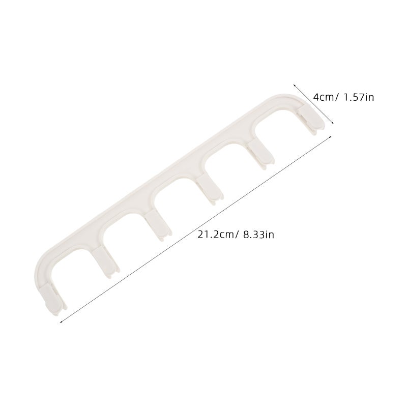 Air Conditioner Floor Unit Panel Replacement Parts For Home Office 21.20X4.00X0.50CM White Airflow Control 2Pack - Image 2