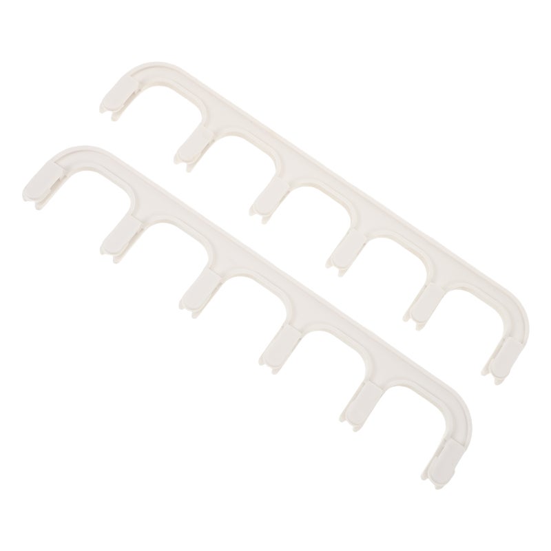 Air Conditioner Floor Unit Panel Replacement Parts For Home Office 21.20X4.00X0.50CM White Airflow Control 2Pack - Image 1