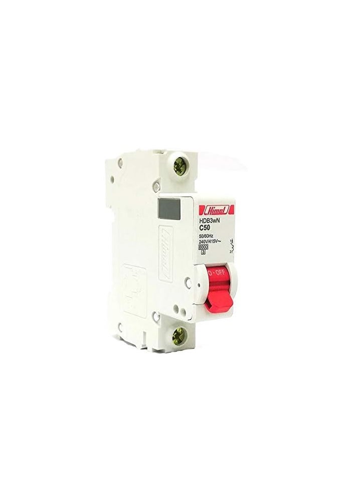 HIMEL Miniature Circuit Breaker 50A SP MCB 6KA
