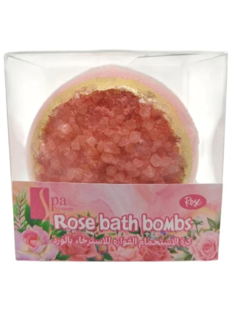 Spa System Relaxing Rose Bath Bomb  150g