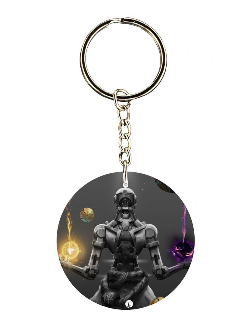 RKN Over watch Double Side Printed Keychain