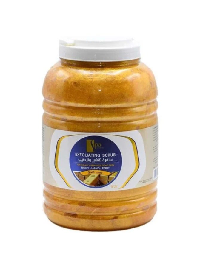 Spa System Gold Moisturizing Exfoliating Scrub, 5L