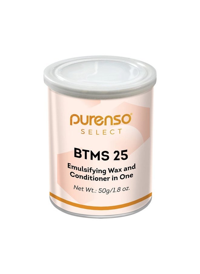 Purenso Select - BTMS 25 I Behentrimonium Methosulfate Cetearyl Alcohol Emulsifying Conditioner, 50g - pzsku/ZDEEF8950A04519C933F5Z/45/_/1736426445/6357d63e-da03-4977-9353-ab66d288dd02