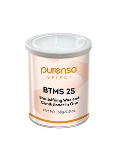 PURENSO Purenso Select - BTMS 25 I Behentrimonium Methosulfate Cetearyl Alcohol Emulsifying Conditioner, 50g  - Image 1