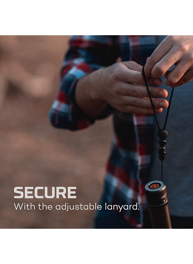 NEBO Newton Powerful LED Handheld Flashlight AA Battery Powered Compact Waterproof Flashlight Storm Gray Available in 500 1000 1500 Lumens - Image 4