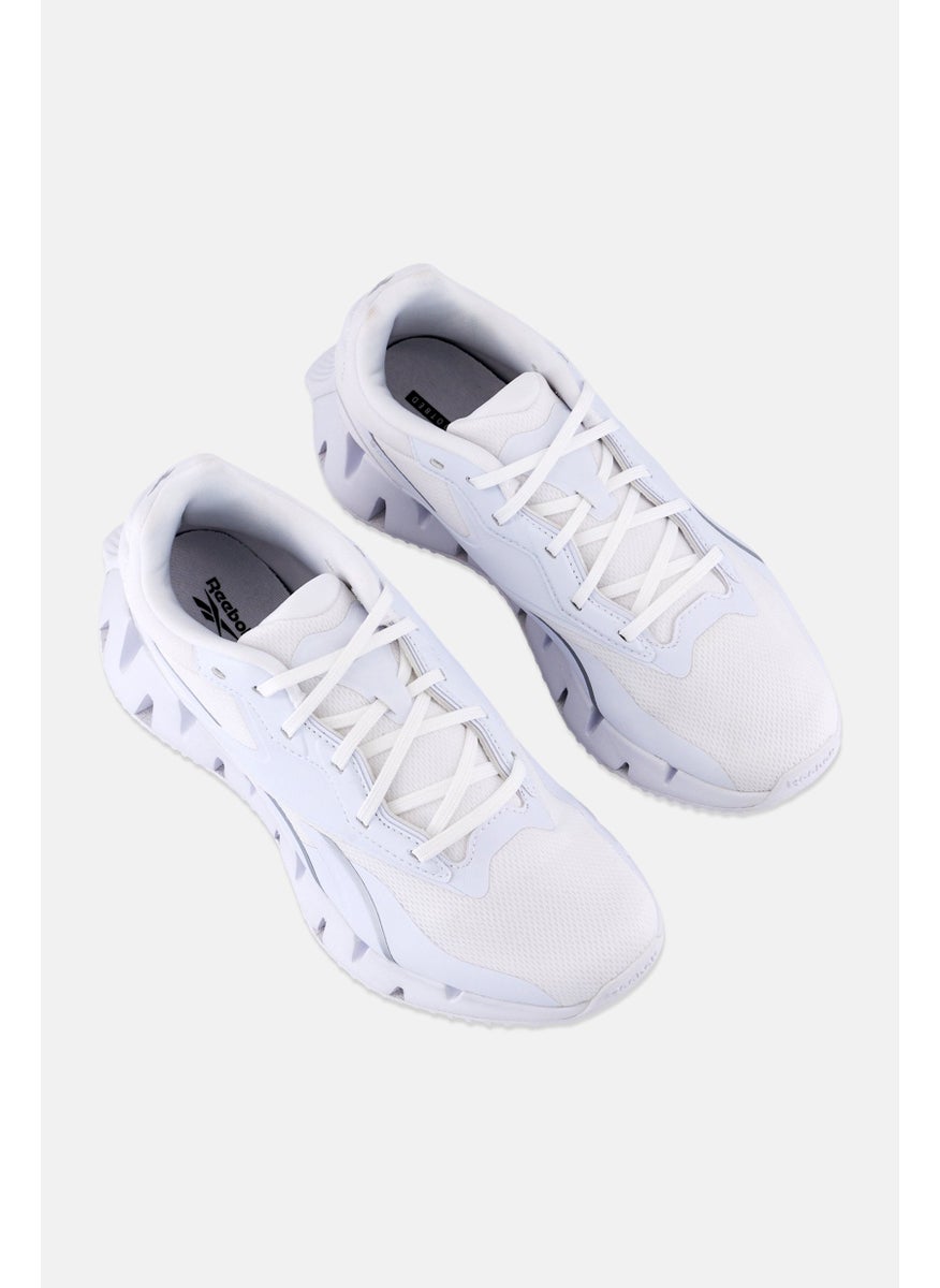 Reebok - Women Zig Dynamica 4 Lace Up Running Shoes, White - Image 1
