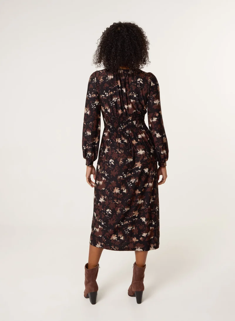 بلو فانيلا Button Front Midi Dress