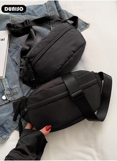 DUNISO Waist Pack for Women, Crossbody Waist Bag Pack Belt Bag for Travel Walking Running Hiking Cycling, Pouch Hip Bum Bag Chest Bag with Adjustable Strap For Gym Fitness Workout Travel Work Commuting  - Image 3
