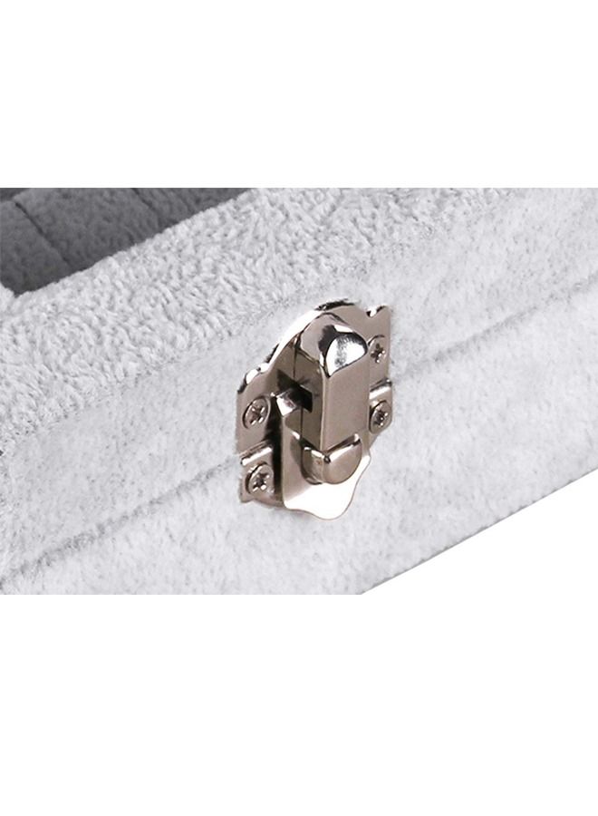 Padom Jewelry Tray, Multi-Functional Jewelry Organizer with Lid & Lock for Ring, Earring, Stud, Necklace, Bracelet, Watch, Soft ice Velvet Jewelry Showcase Display Tray (Earrings) - Image 3