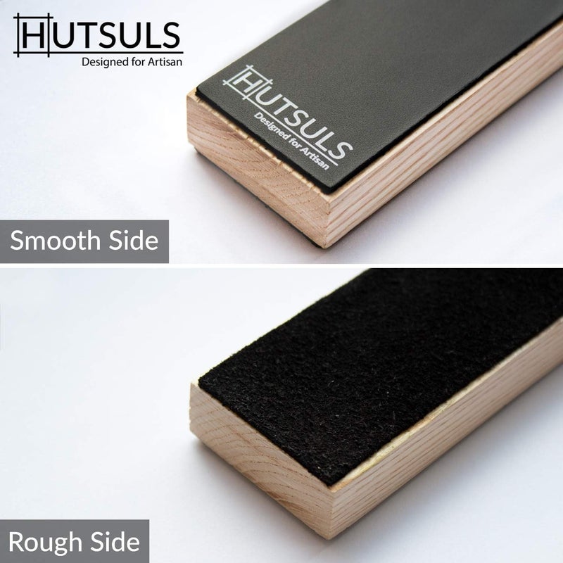Hutsuls Double Sided Leather Strop Paddle Kit - Get Razor-Sharp Edges, Ergonomic Handle, Quality Honing Leather, and Step-by-Step Guide - Image 3