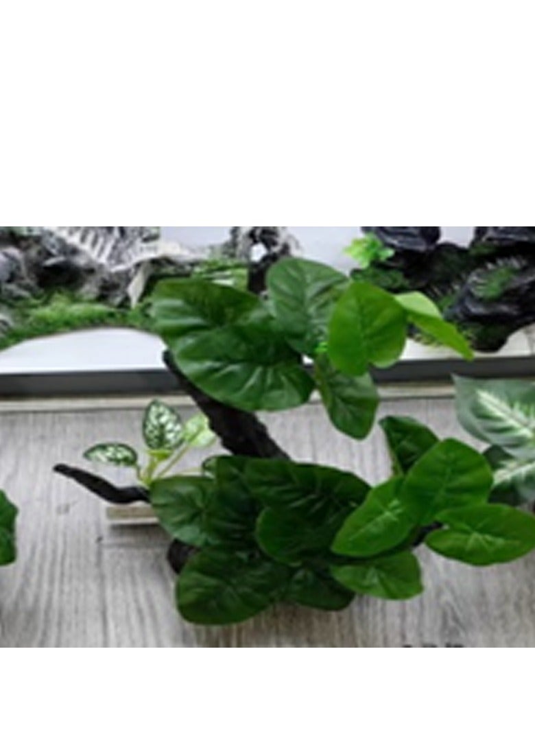 Generic Tankii Aquarium Artificial Plant Anubias 